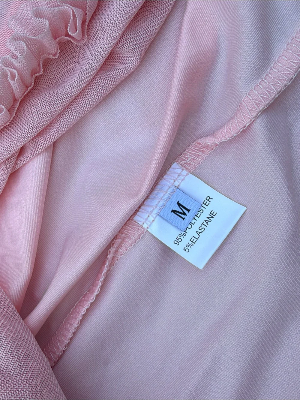 Pink Ruffle Cutout Maxi Dress - Picture 8 of 9